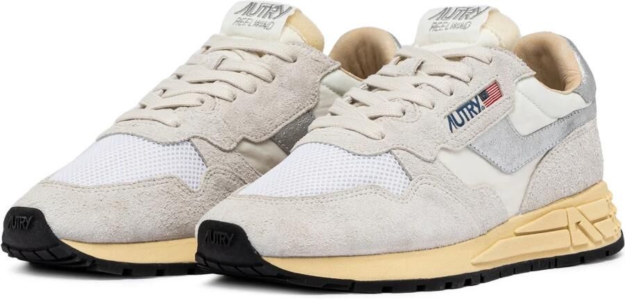 Autry Witte Zilveren Sneakers Lichtgewicht Hardloopschoenen - Foto 6