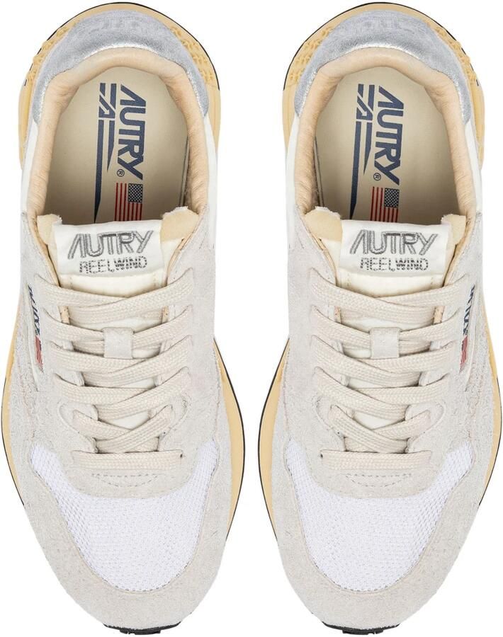 Autry Witte Zilveren Sneakers Lichtgewicht Hardloopschoenen - Foto 2