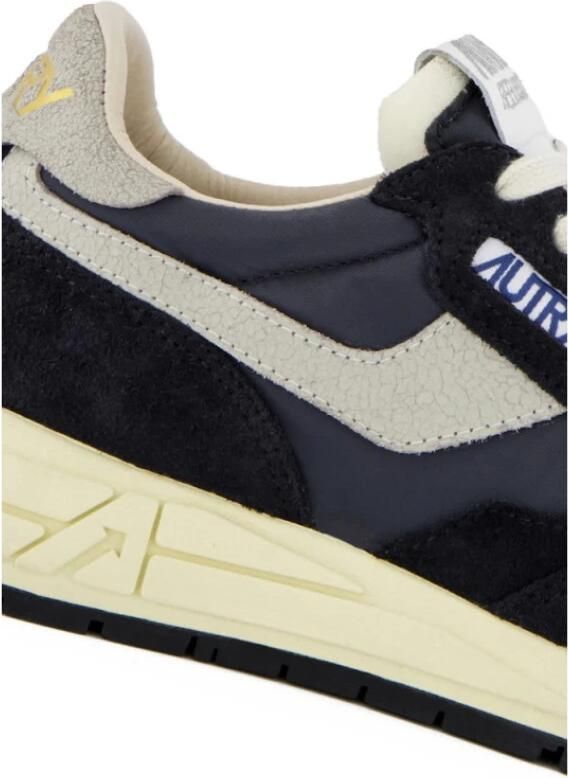 Autry Zwarte Sneakers met Nylon en Suède Inzetstukken Black Heren - Foto 5