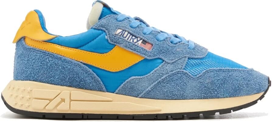Autry Reelwind Low Nylon And Suede Sneakers