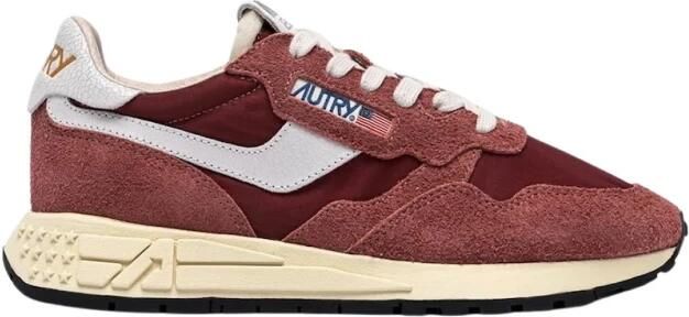 Autry Bordeaux Nylon en Suède Sneakers - Foto 2