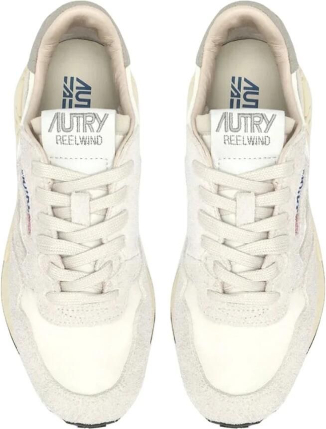 Autry Reelwind Sneakers Vintage-geïnspireerde Prestatieschoenen Beige Heren - Foto 3