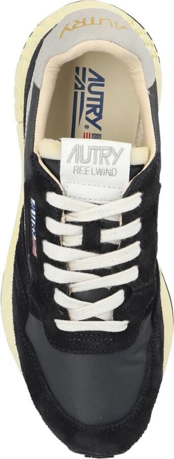 Autry Zwarte Sneakers met Nylon en Suède Inzetstukken Black Heren - Foto 6