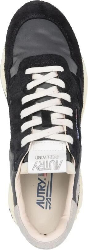 Autry Zwarte Sneakers met Nylon en Suède Inzetstukken Black Heren - Foto 7