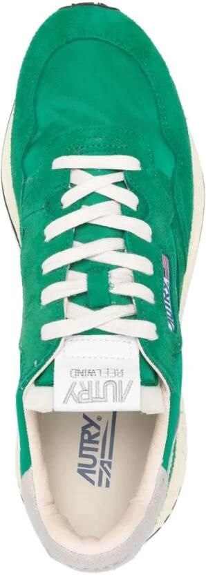 Autry Groene Sneakers met Nylon en Suède Inzetstukken Green Heren - Foto 2