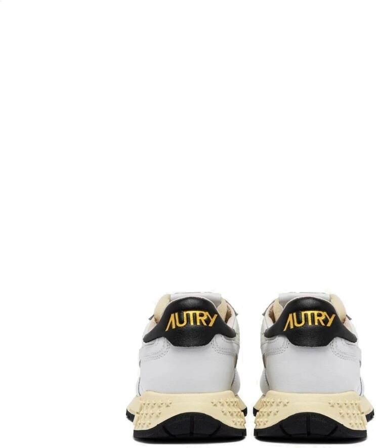Autry Witte Lage Top Sneakers Veters Logo White Dames - Foto 2