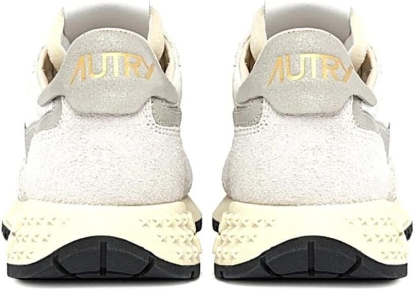Autry Reelwind Sneakers Vintage-geïnspireerde Prestatieschoenen Beige Heren
