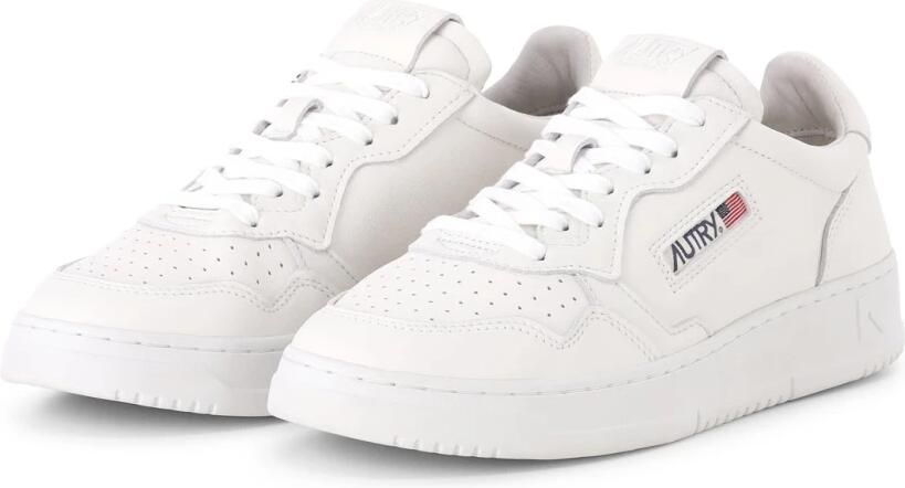 Autry Tijdloze stijl: Medalist Witte Platte Schoenen Wit Heren - Foto 2