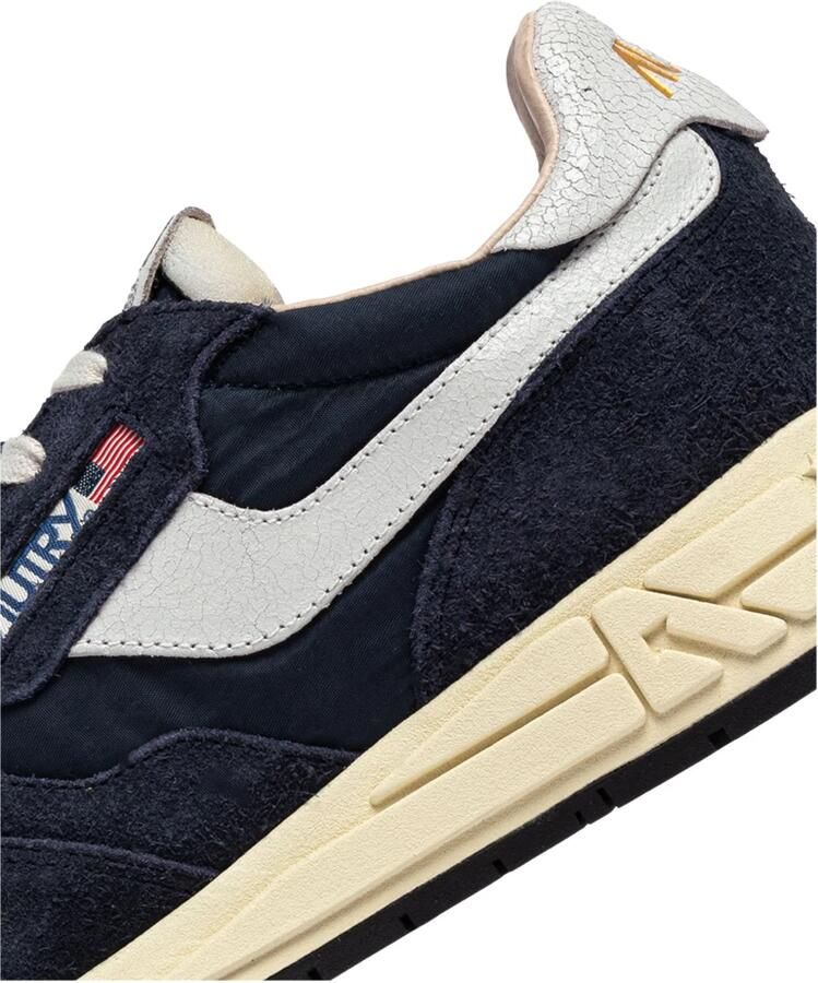 Autry Vintage Running Sneaker Zwart Ivoor