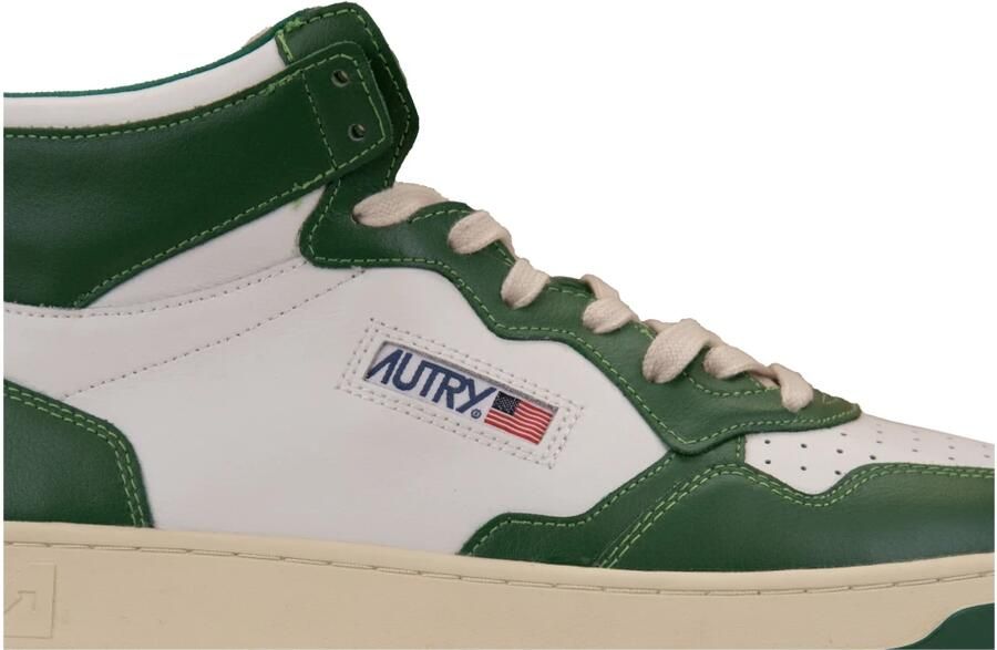 Autry Bicolour Upper Mid Tennisschoenen Green Heren - Foto 2
