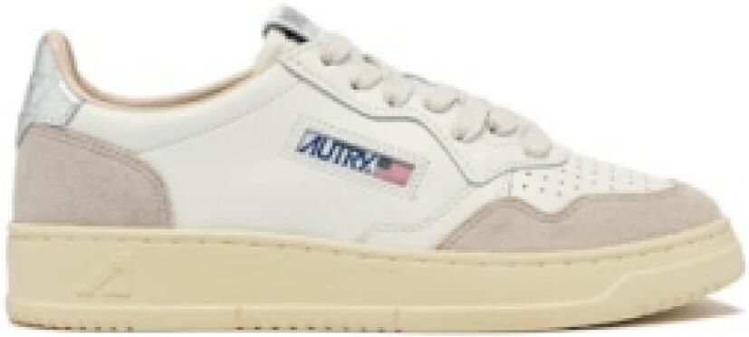 Autry Witte tennissneakers met suède inzetstukken White Dames - Foto 6