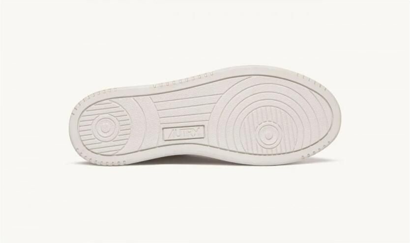 Autry Tijdloze stijl: Medalist Witte Platte Schoenen Wit Heren - Foto 3