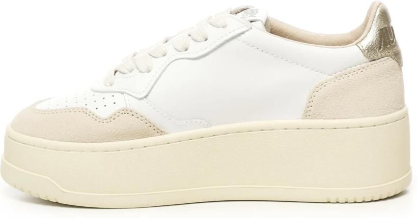 Autry Witte Leren Suède Platform Sneakers - Foto 2