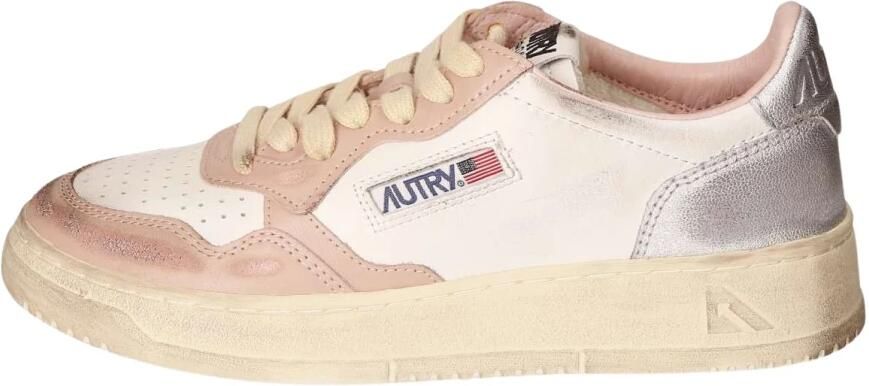 Autry Low-Top Sneakers Sup Vint Low-Top Sneakers With Smooth in poeder roze - Foto 2