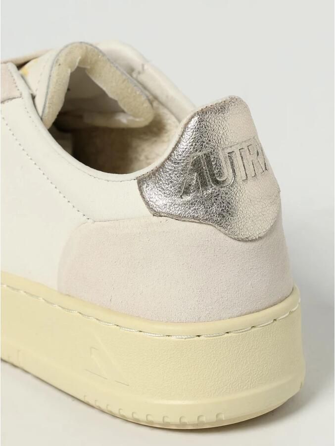 Autry Stijlvolle Leren Bovenkant Lage Platte Sneakers Schoenen - Foto 2