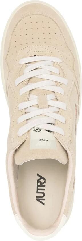 Autry Sneakers van leer en suède met logo - Foto 3