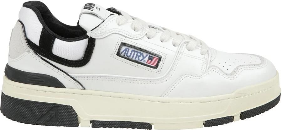 Autry Stoere CLC Sneakers in Wit en Zwart
