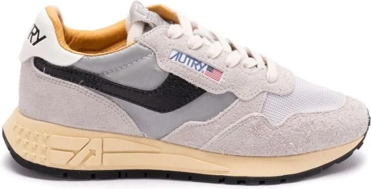 Autry Suede Panelled Lace-Up Sneakers