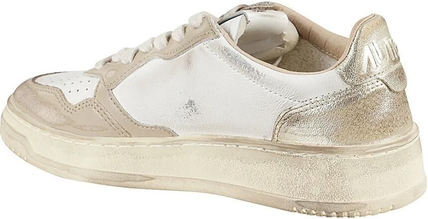 Autry Low-Top Sneakers Vintage-Inspired White Sup Vint Leather Sneakers in wit