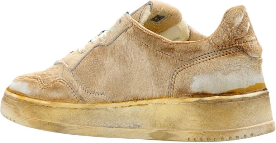 Autry Super Vintage Sneakers met Ponyhaar en Kwastjes