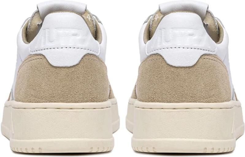 Autry Vintage-geïnspireerde hoge sneaker in wit