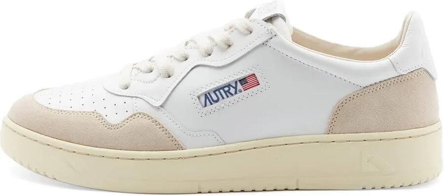 Autry Vintage Lage Leren Sneaker Wit
