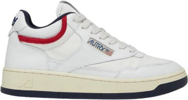 Autry Vintage stijl hoge sneakers White Dames - Foto 4