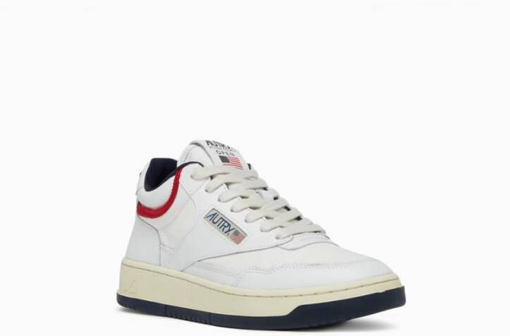 Autry Vintage stijl hoge sneakers White Dames - Foto 2