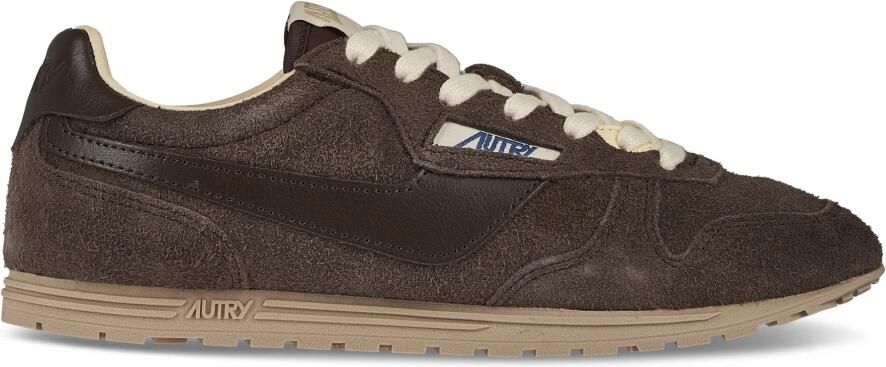 Autry Low-Top Sneakers Contemporary Suede And Leather Sneakers in zwart