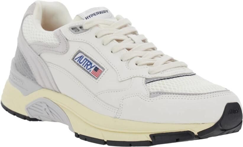 Autry Witte lage sneakers met logo