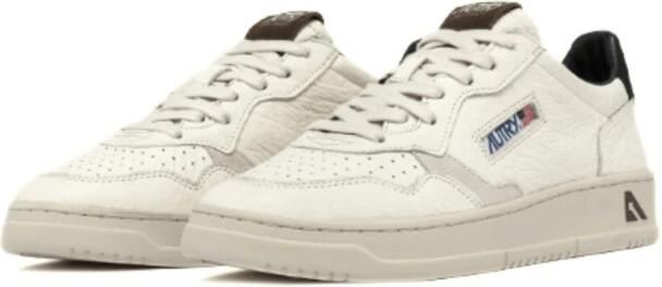 Autry Witte lage sneakers van gestructureerd leer