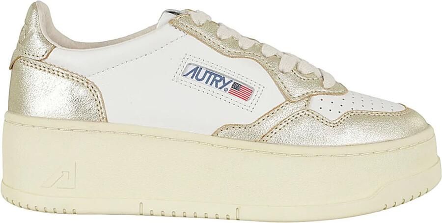 Autry Witte Leren Platform Sneaker - Foto 2