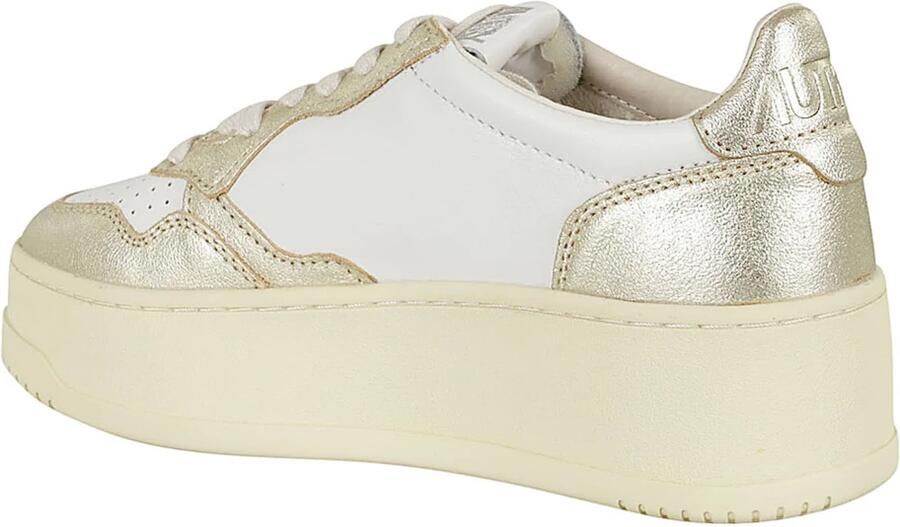 Autry Witte Leren Platform Sneaker
