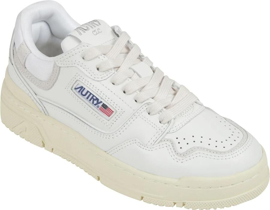 Autry Witte Leren Sneakers met Suède Details - Foto 2