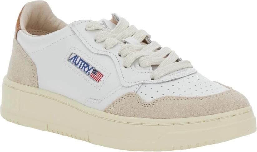 Autry Witte Sneakers Laag Medalist
