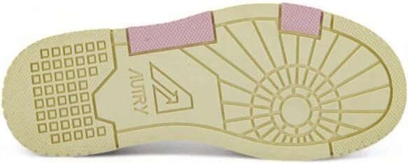 Autry Low-Top Sneakers Multicolor Low Top Sneakers With Logo Patch In Lea in poeder roze - Foto 5