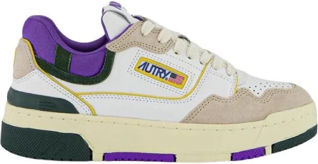 Autry Witte Sneakers met TPU en Suède