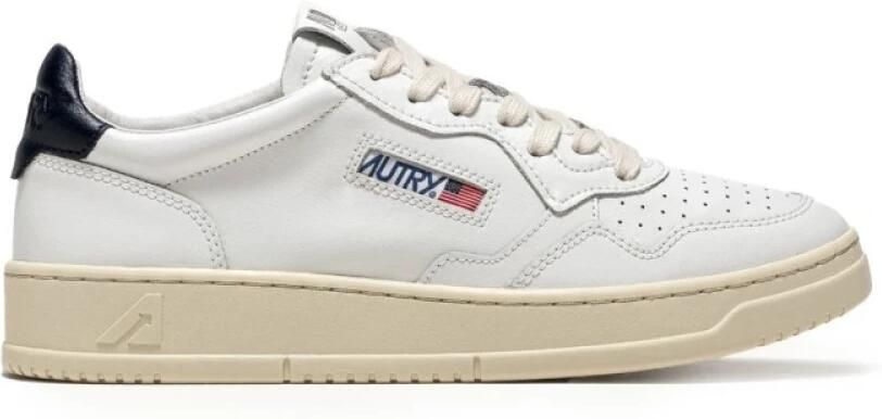 Autry Witte Sneakers met Zwarte Hak