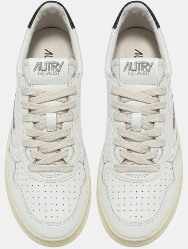 Autry Witte Sneakers met Zwarte Hak - Foto 2