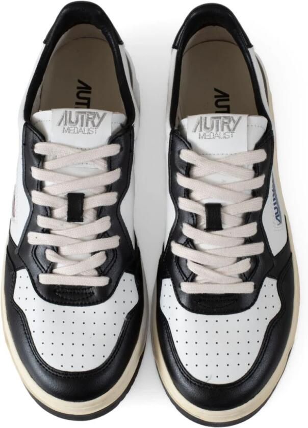 Autry Witte Sneakers Twee-Tinten Geperforeerd Ontwerp - Foto 3