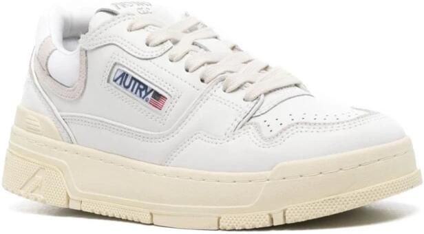 Autry Witte Sneakers met Kalfsleer en Suède White Dames - Foto 7