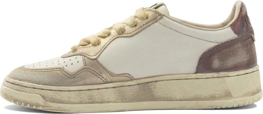 Autry Witte Vintage Sneakers voor Vrouwen