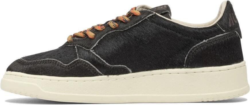 Autry Zwarte Medalist Low Sneakers