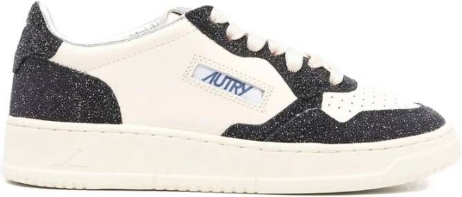 Autry Beige Glitter Veterschoenen