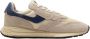 Autry Beige Leren Sneakers met Blauwe Accenten - Thumbnail 1