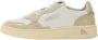 Autry Low-Top Sneakers Low-Top Sneakers Combining Smooth And Patent Leath in grijs - Thumbnail 1