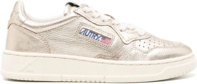 Autry Grijze Sneakers voor Vrouwen Beige Dames
