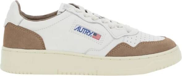 Autry Beige Sneakers Laag Medalist Vrouwen