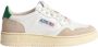 Autry Witte leren sneakers met groene hiel geïnspireerd op jaren 80 design White Heren - Thumbnail 8
