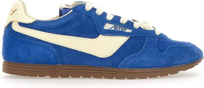 Autry Blauwe Damessneakers Windspin Collectie